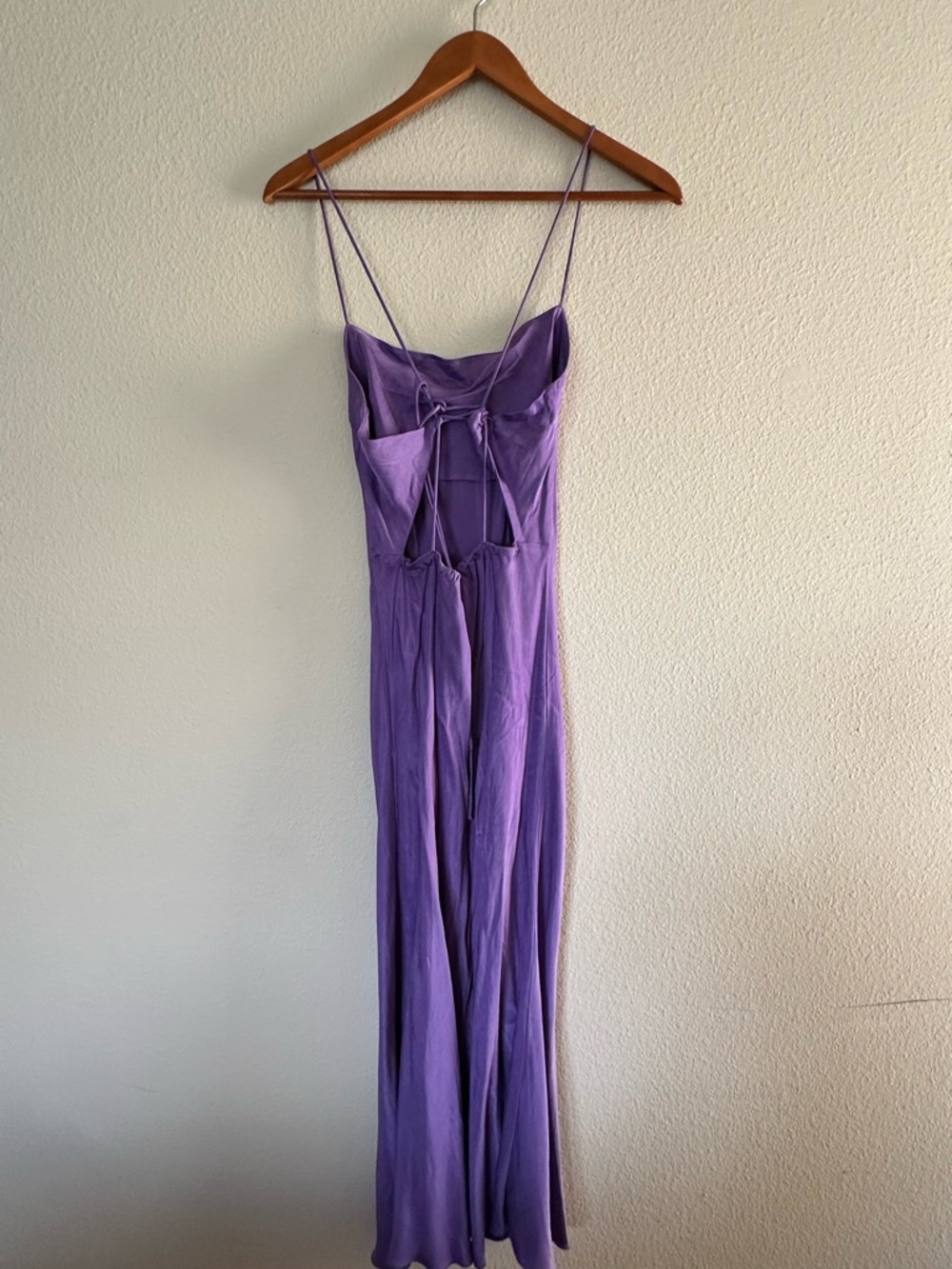 Djerf Avenue Lavender Slip Midi Dress - Picture 3 of 4